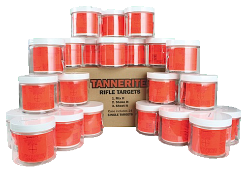 Tannerite 1/2ET Single 1/2lb Exploding Target 24/Case Includes Measuring Spoon