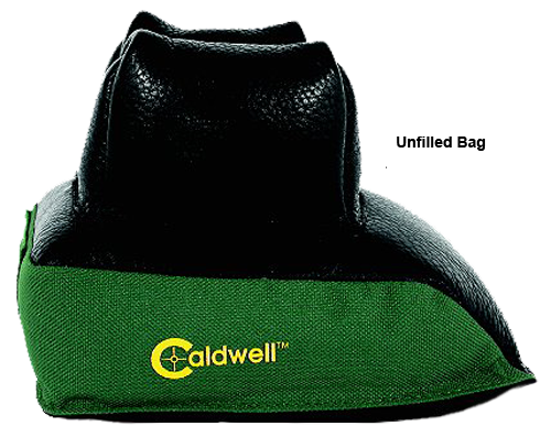 Past 226-645 DeadShot Rear Shooting Bag Black Leather Top/Green Poly Base