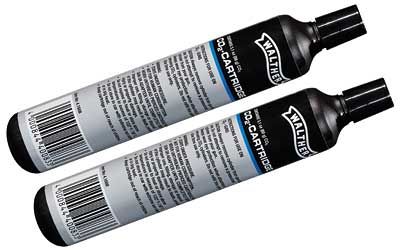 Umarex Walther 88 Gram Co2 Cylinder, 2 Pack 2252534