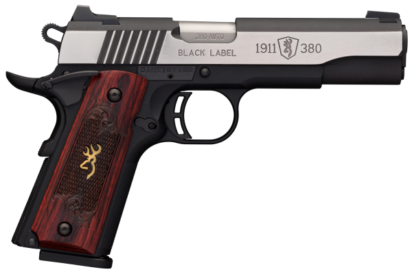 Browning 1911-380 .380 ACP 8+1 4.25" 1911 in Matte Black (Black Label Medallion Pro) - 51912492