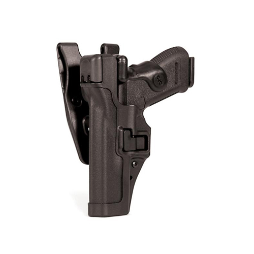 Blackhawk Level 3 Serpa Left-Hand Belt Holster for Springfield XD in Black (4") - 44H107BK-L