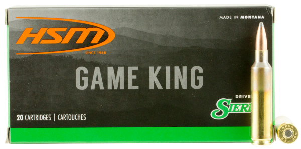HSM Hunting Shack Game King 6.5X284 Norma Spitzer Boat Tail, 140 Grain (20 Rounds) - 65X284NORMA3