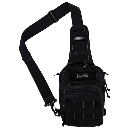 Maxpedition Remora Gearslinger Waterproof Sling Backpack in Black 1050D Nylon - 0419B