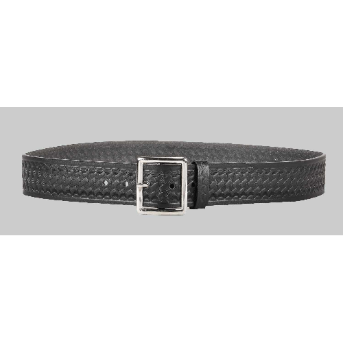 1 3/4  Econoline Garrison Belt Hardware: Nickel Buckle Finish: Basketweave Size: 36