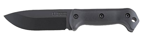 Ka-Bar Knives Becker Fixed Knife, 5.25" Drop-point 1095 Carbon Steel Plain Blade (Fiberglass Reinforced Nylon Black Handle) - BK2