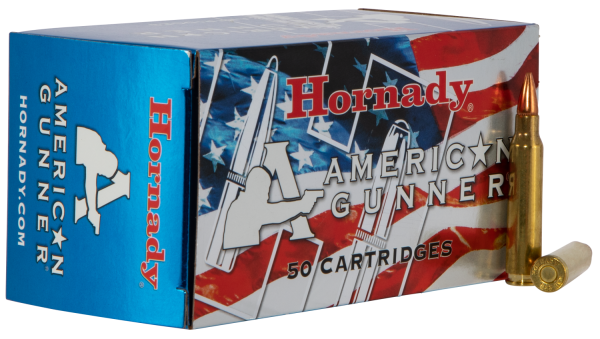 Hornady American Gunner .223 Remington/5.56 NATO Hollow Point, 55 Grain (50 Rounds) - 80237