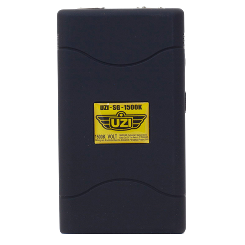 Uzi Accessories UZISG1500 Law Enforcement Stun Gun Portable 2.8 oz Contact Blk