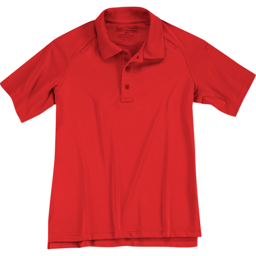 5.11 Tactical Performance Women's Short Sleeve Polo in Range Red - Small