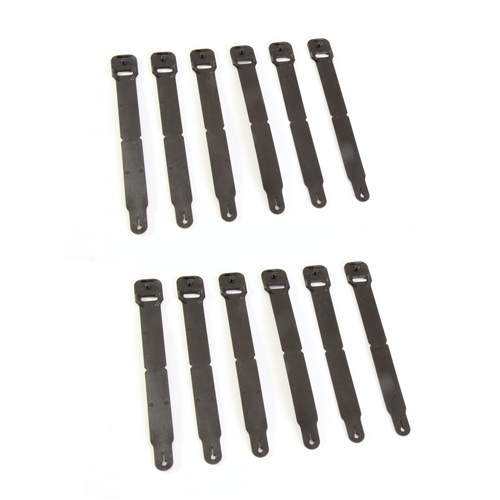 HSG Clip Long Color: Black Size: Long Quantity: Pack of 12