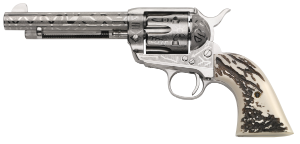 Taylors & Co 1873 .357 Magnum 6-Shot 5.5" Revolver in Stainless Steel (Cattleman) - OG1407