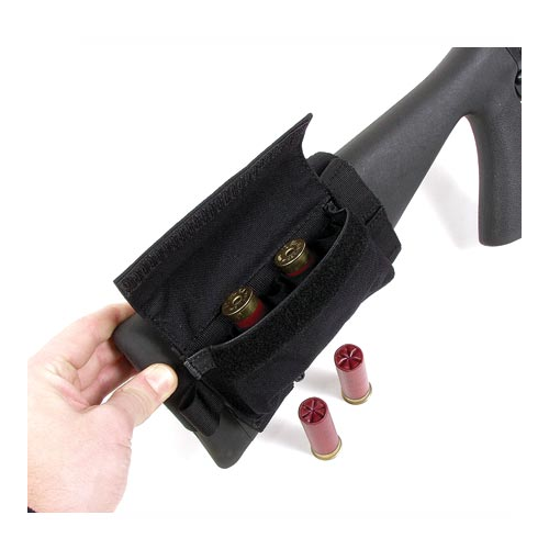 Blackhawk Buttstock Shell Pouch Shell Pouch in Black Nylon - 52BS02BK