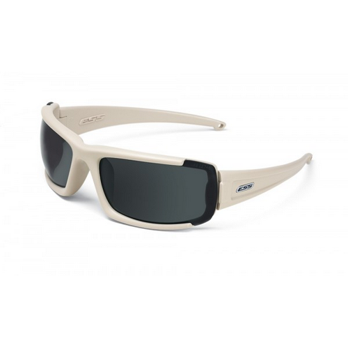 CDI MAX Terrain Tan (Medium/Large Fit) - Terrain Tan frame with interchangeable 2.4mm Clear & Smoke Gray lenses, zippered hard case, elastic retention strap & microfiber cleaning pouch