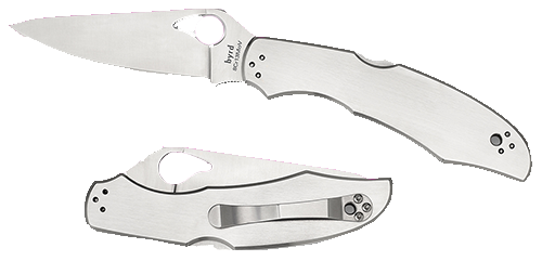 Spyderco BY03PS2 By03 Byrd Cara Cara Folder 8Cr13MoV SS Drop Point Combo Edge SS