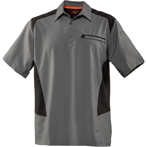 5.11 Tactical Freedom Flex Men's Short Sleeve Polo in Storm - Small