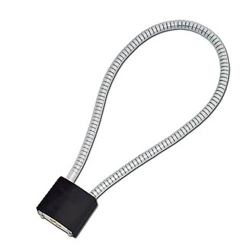 Master Lock California Approved Steel 4-Pin Tumbler Cable Lock Black Finish 107DSPT