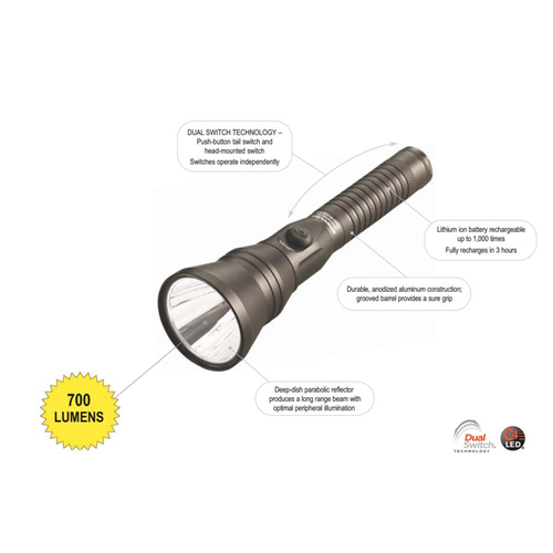 Streamlight 74819 Strion HPL 700 Lumens Lithium Ion Black