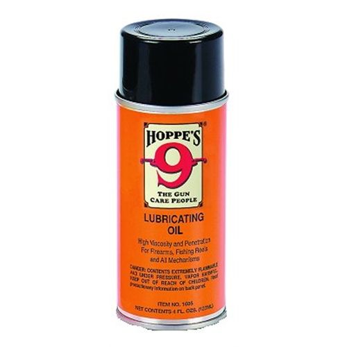 Hoppes Aerosol Lubricating Oil High Viscosity Lubricant 4 Ounce Spray Can - 10 Pack 1605