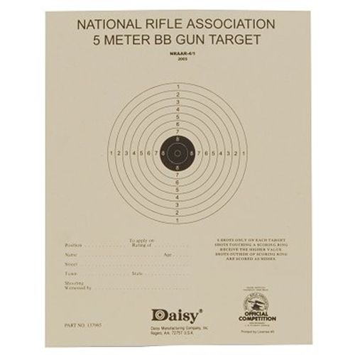 Daisy Air Rifle Paper Targets 408