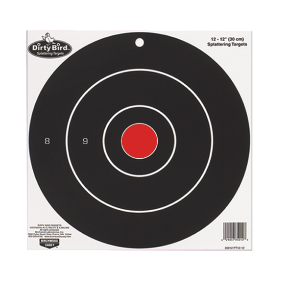 Birchwood Casey 35012 Dirty Bird 12" Targets 12 Pack