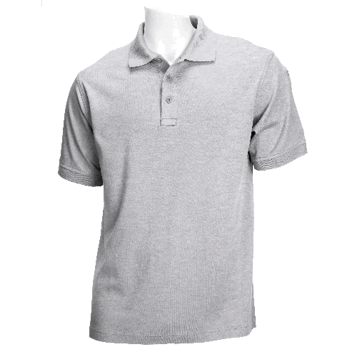 5.11 Tactical Tactical Men's Short Sleeve Polo in Heather Grey - Medium