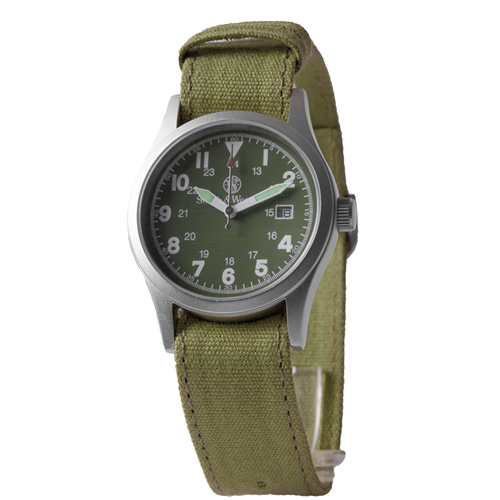 Military Watch - 3 Changeable Straps, Gift Set, OD Face