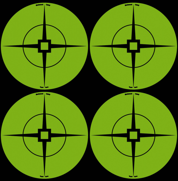 Birchwood Casey 33933 Target Spots 3" Green Crosshair Self-Adhesive 40 Pack