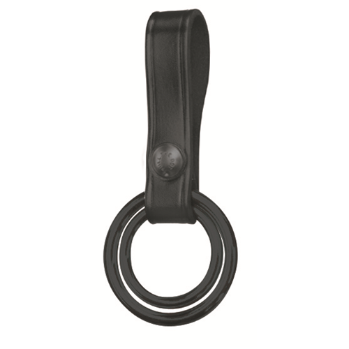 Gould & Goodrich Double Ring Flashlight Holder in Basket Weave - B615W
