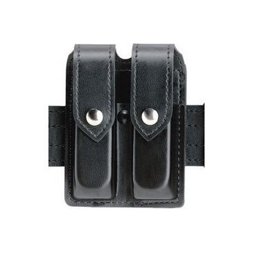 Boston Leather Ranger Belt in Black Basket Weave - 40