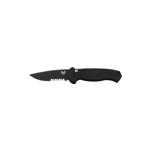 Benchmade AFO II Automatic Folding Knife, 3.56" Drop-point Blade (6061 T-6 Aluminum Handle) - 9051SBK