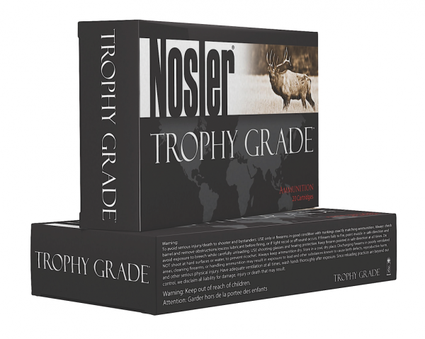 Nosler Bullets Custom Trophy Grade 9.3X62 Mauser AccuBond, 250 Grain (20 Rounds) - 48634