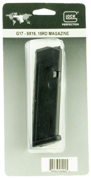Glock 9mm 15-Round Polymer Magazine for Glock 17 - MF17015B