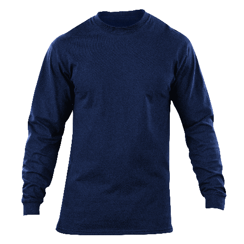 5.11 Tactical Station Shirt Men's Long Sleeve Shirt in Fire Navy - Small