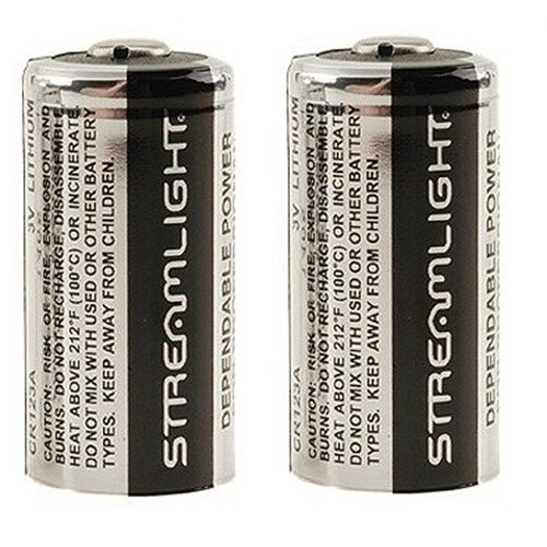 Streamlight 3V Lithium Batteries/2 Each 85175