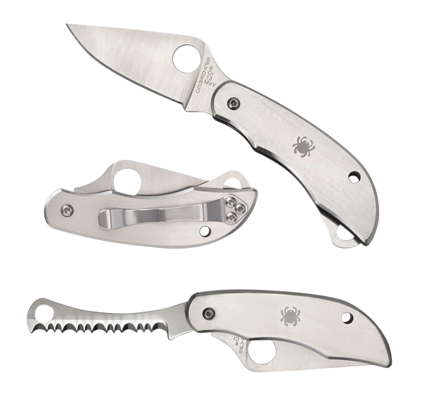 Spyderco C176P&S Clipitool Folder 2.02"/2" 8Cr13MoV Fine/Serrated Blades