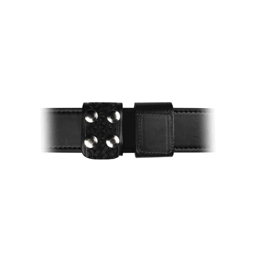 Boston Leather 1.75" Double Wide Belt Keeper in Basket Weave - 5496-3