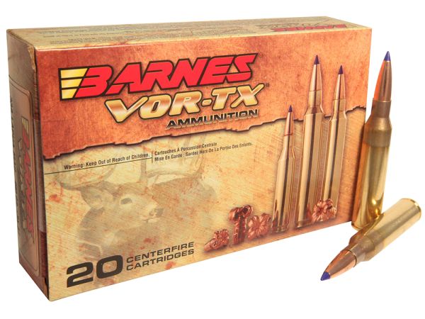 Barnes Bullets VOR-TX .338 Lapua Magnum LRX Boat Tail, 280 Grain (20 Rounds) - 30727