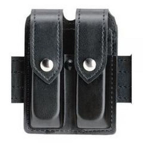 Boston Leather Ranger Belt in Black Basket Weave - 28