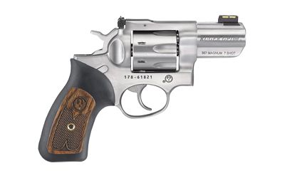 Ruger GP100 Standard .357 Remington Magnum 7-round 2.50" Revolver in Satin Stainless Steel - 1774