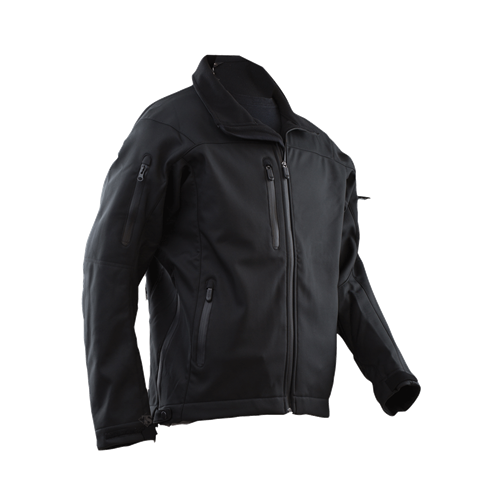 Tru Spec 24-7 LE Softshell Men's Full Zip Jacket in Black - Medium