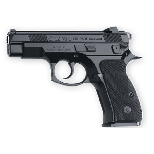 CZ 75 D PCR 9mm 14+1 3.75" Pistol in Black - 91194