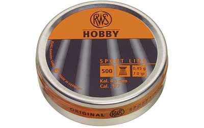 Rws/umarex Hobby, .177 Pellet, Tin Of 500 2317376