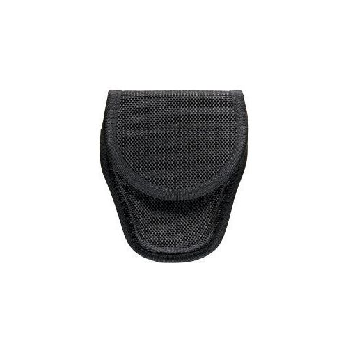 Bianchi Covered Handcuff Case in Black Ballistic Weave - 23013