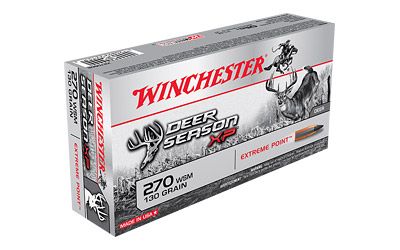 Winchester Deer Season XP .270 Winchester Short Magnum Extreme Point, 130 Grain (20 Rounds) - X270SDS