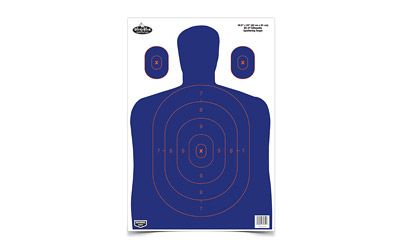 Birchwood Casey Dirty Bird 12" X 18" Blue/orange Silhouette Target, 8 Targets 35718