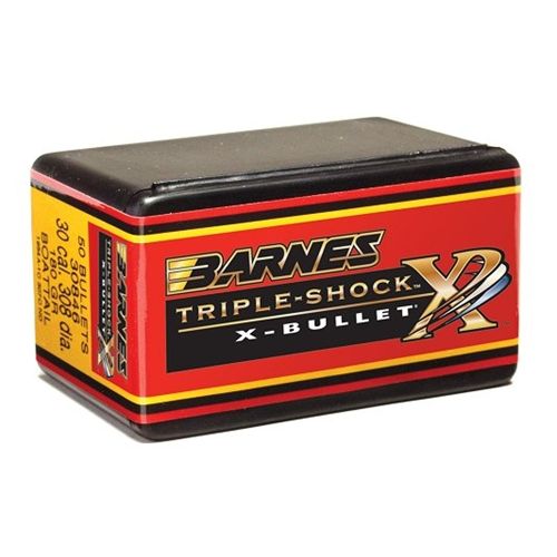 Barnes .264 Cal 130 Grain Triple-Shock X Flat Base Bullet 50/Box 26442