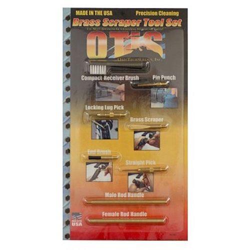 Otis Scraper Set Includes Pick/Slide/Brush/Screwdriver/Brass Extension Rod 932