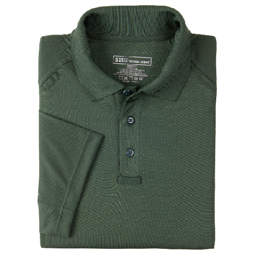 5.11 Tactical Performance Men's Short Sleeve Polo in LE Green - Small