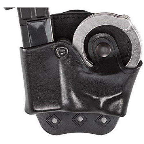 Aker Leather D.M.S. Combo Magazine and Handcuff Case Magazine/Handcuff Holder in Black - A519BPRU-4