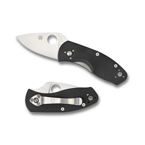 Spyderco Value Manual Folding Knife, 2.25" Leaf-Shaped Blade - C148GP