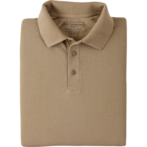 5.11 Tactical Professional Men's Short Sleeve Polo in Silver Tan - Medium